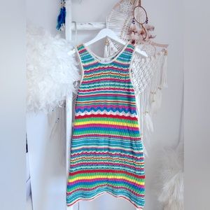 NEW Zara colorful crochet dress | size M